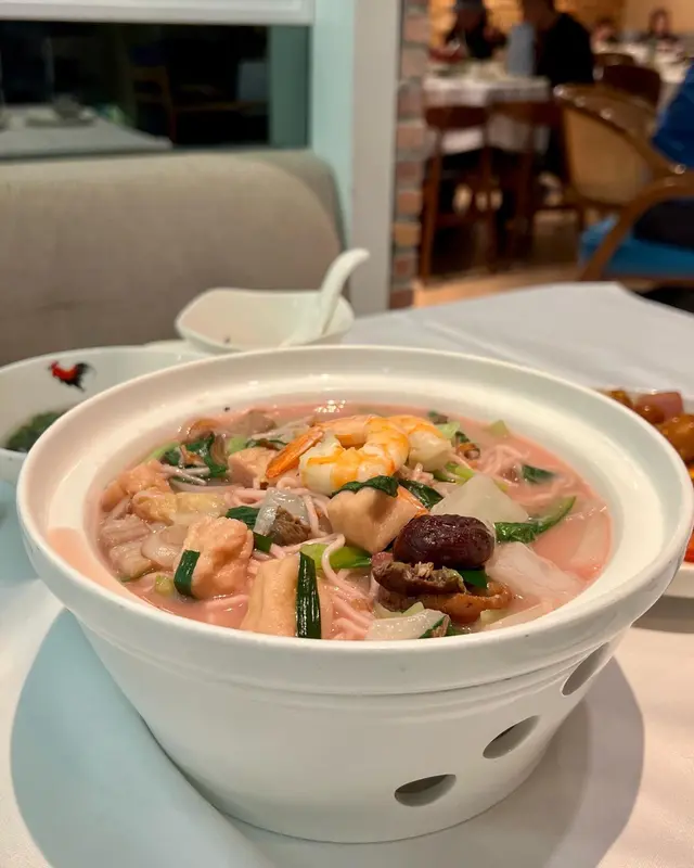 福建紅菇海鮮滷麵