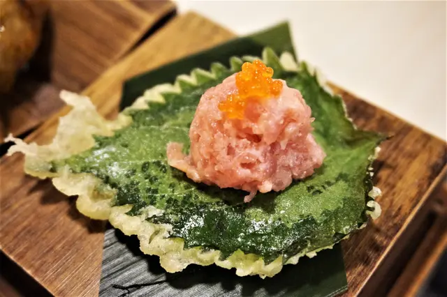 天婦羅紫蘇葉吞拿魚蓉