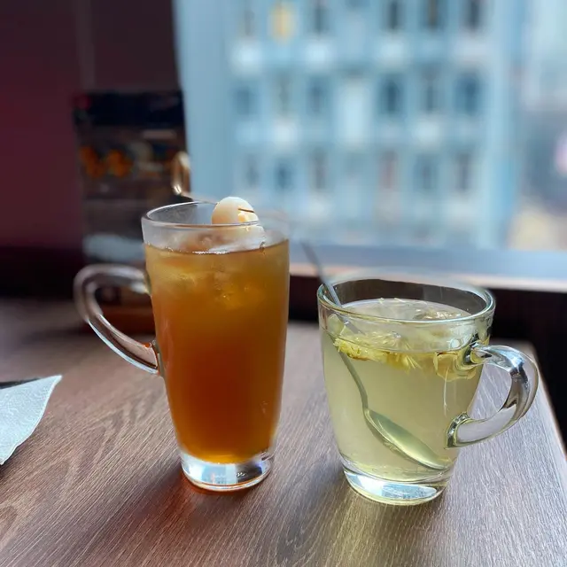 冷泡荔枝紅茶、蜂蜜冰糖菊花