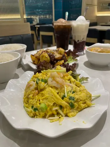 黑松露虾球炒蛋