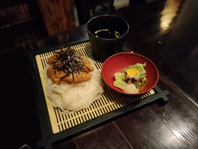 海膽伴冷稻庭烏冬