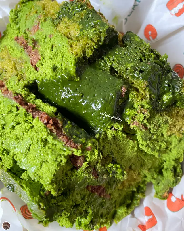 宇治抹茶脆皮蛋糕