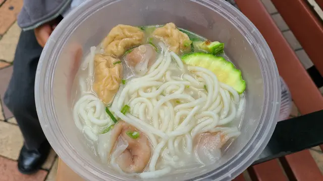 羅定魚腐+魚皮餃魚湯麵