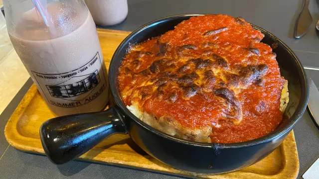 金牌焗芝士厚切豬扒