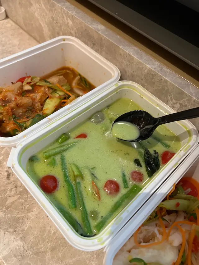 稀釋了的青咖喱