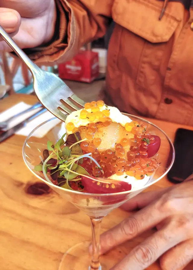 帶子魚子刺身他他