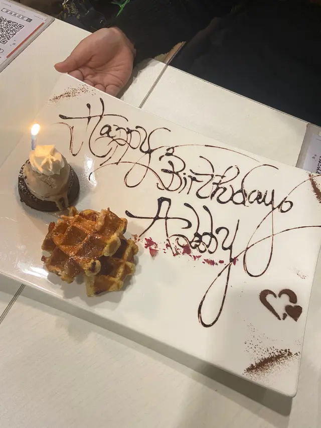 朱古力心太軟& 窩夫配雪糕