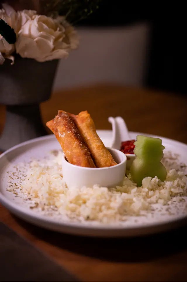 蟹肉鵝肝春卷