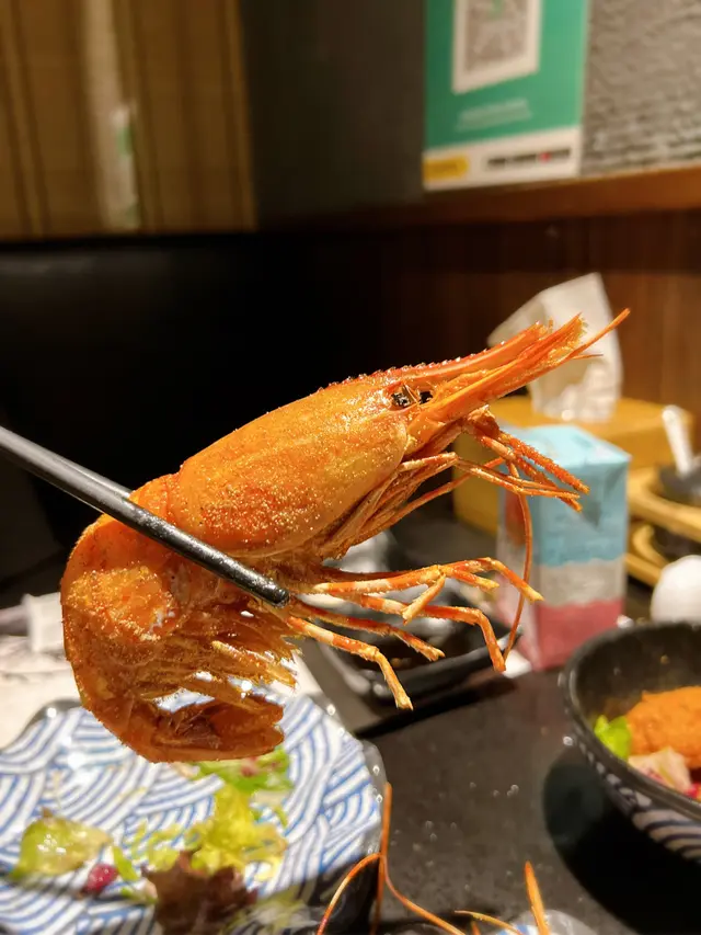 椒鹽脆香牡丹蝦