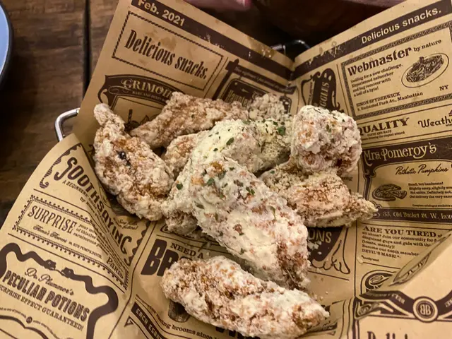 期望愈大、失望愈大雞翼 + 芝士粉