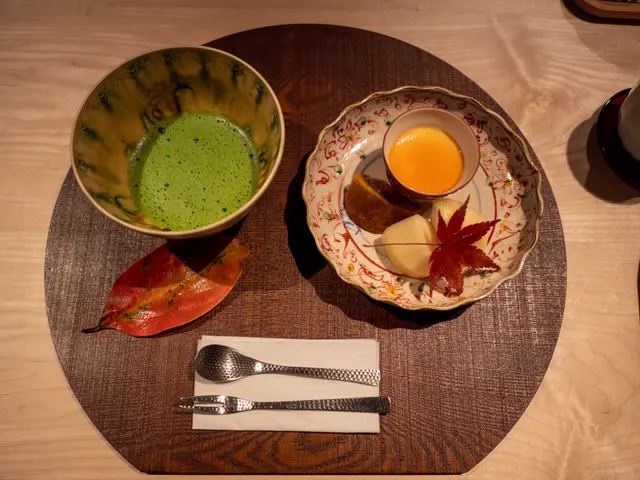 抹茶配時令水果布甸