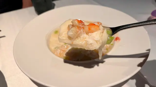 鮮蝦蟹肉蒸蛋白