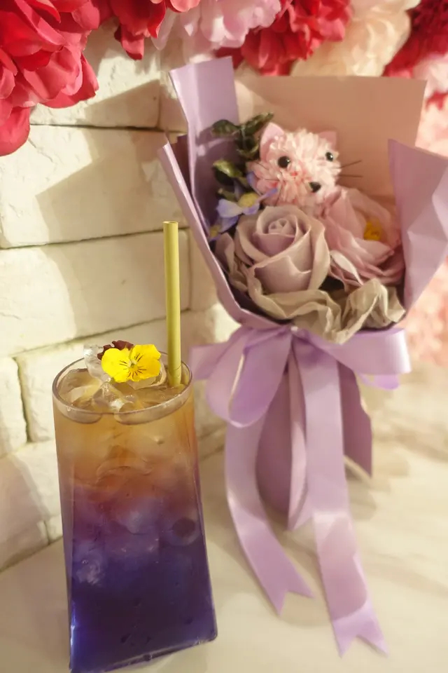 蝶豆花綠茶