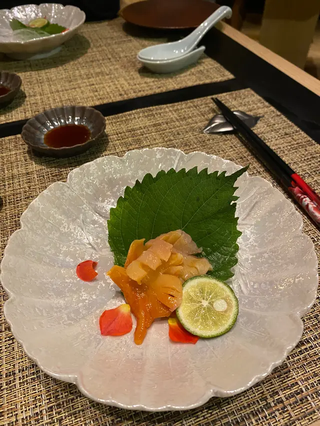 赤貝刺身