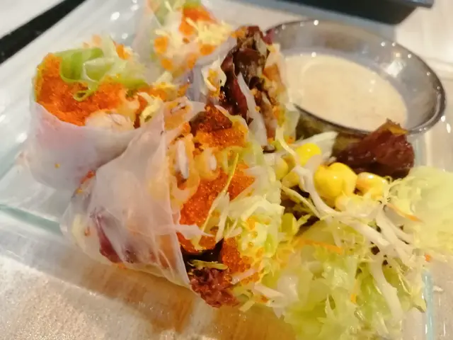 軟殼蟹野菜紙米卷