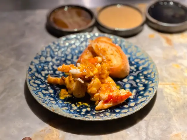 Teppan Spiny Lobster in Coral Butter