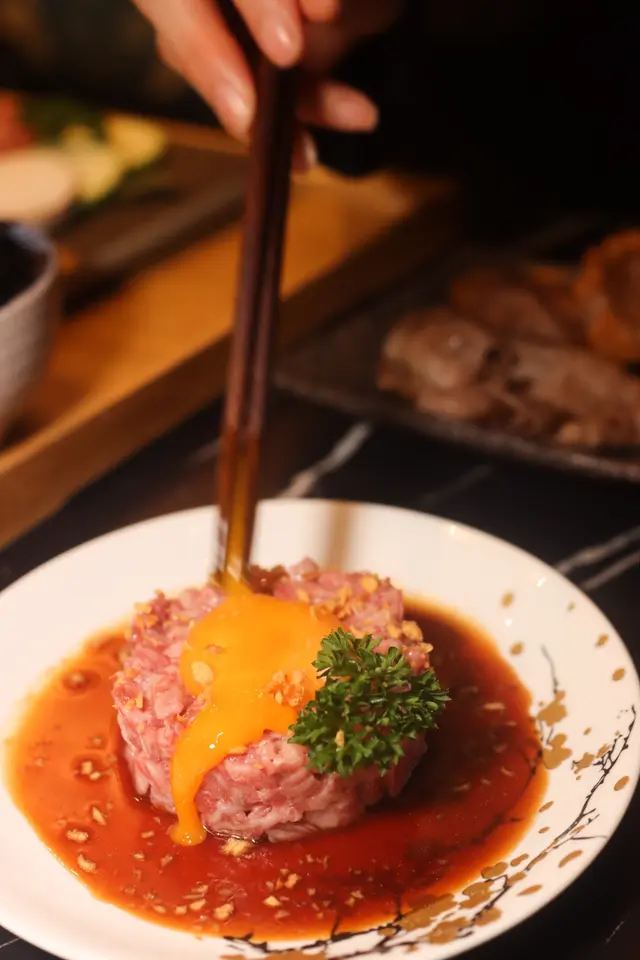 蒜香A4 黑毛和牛他他