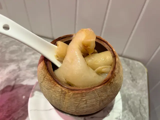 椰皇雞燉珍寶花膠