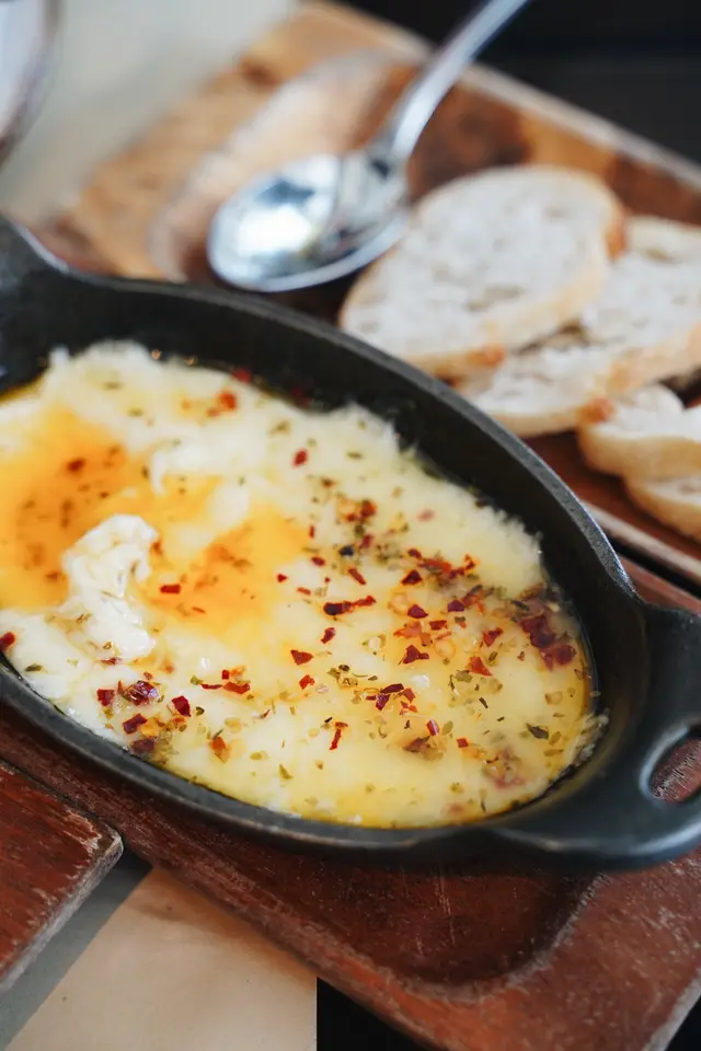 Melted Provolone Cheese