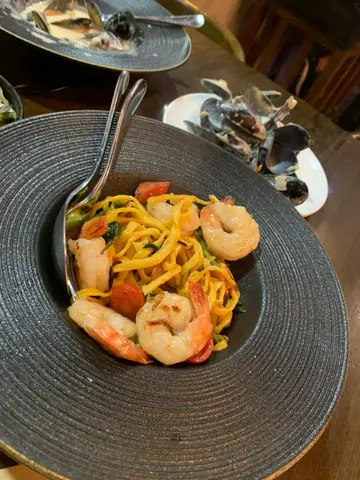 辣蒜虾手制意粉