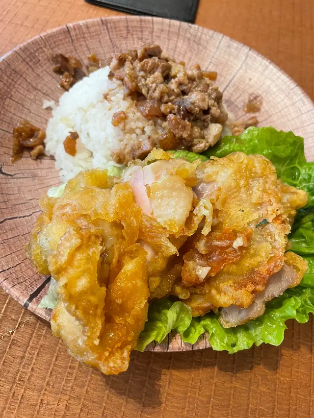 脆皮雞扒飯