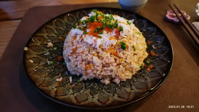 明太子蟹肉炒飯
