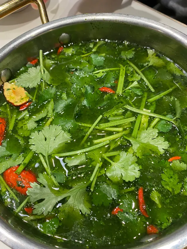 槳爆熔岩芫荽湯