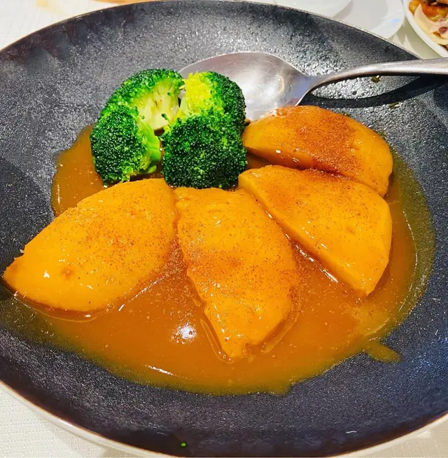 鮑汁蝦籽扣柚皮