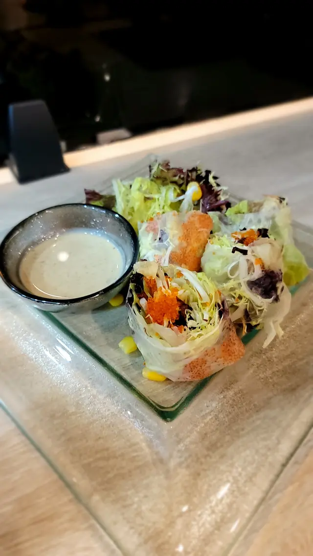 軟殼蟹野菜米紙卷