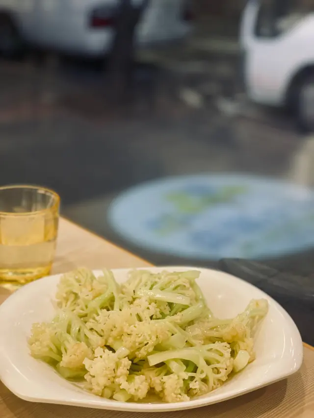 蒜蓉炒福菜花