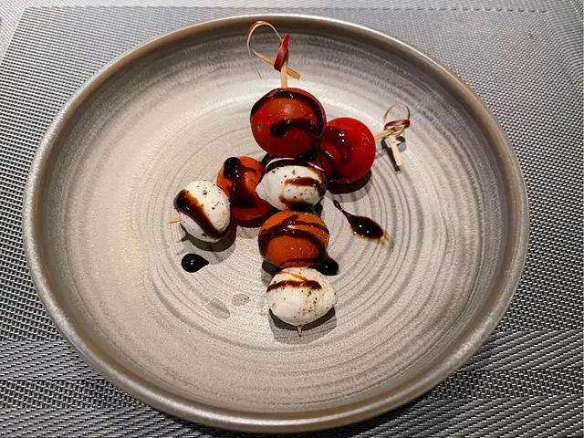 Caprese Skewed with Balsamic Vinegar