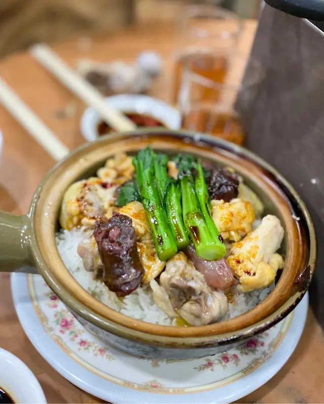 臘味滑雞飯