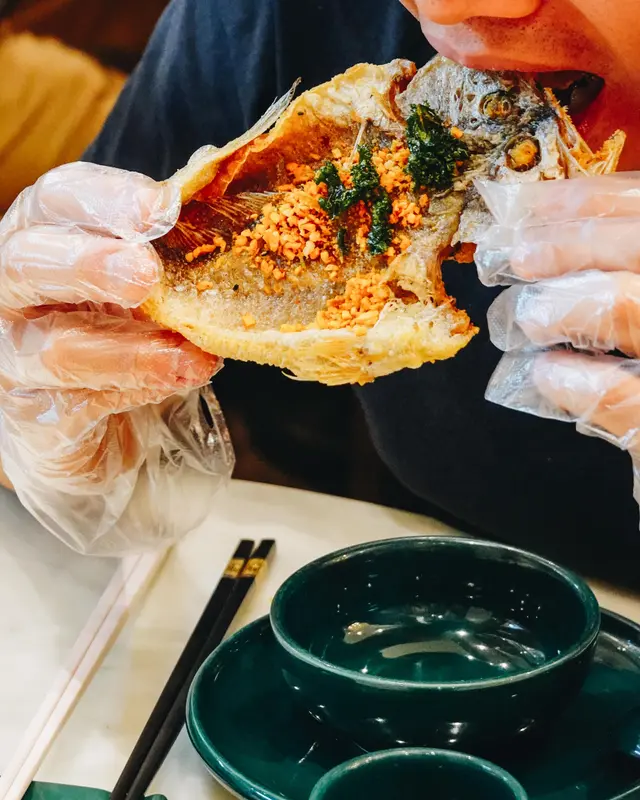 鳳凰展翅 (酥炸小黃魚)