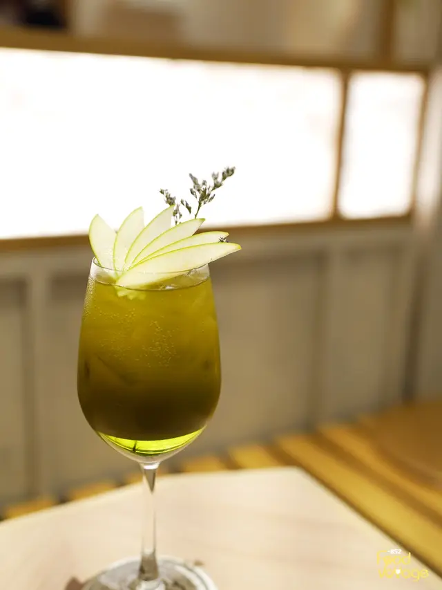 青蘋果泡泡綠茶