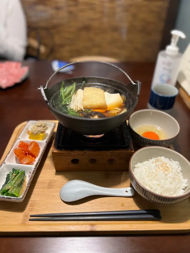 關東風壽喜燒鍋定食