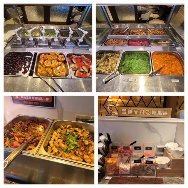 前菜、熟食、生果可供選擇