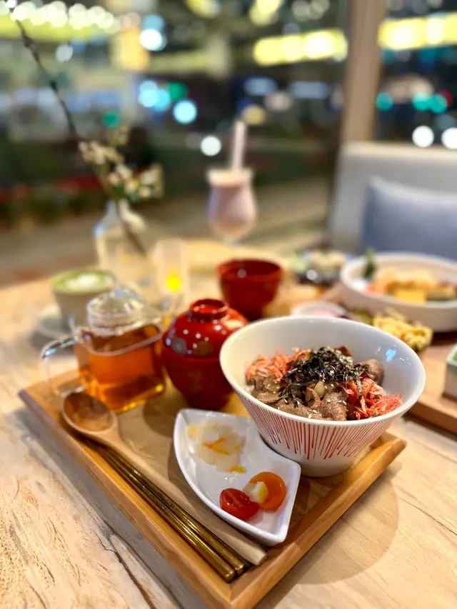 和風汁燒澳洲安格斯牛肉日本櫻花蝦 伴日本煎茶泡飯