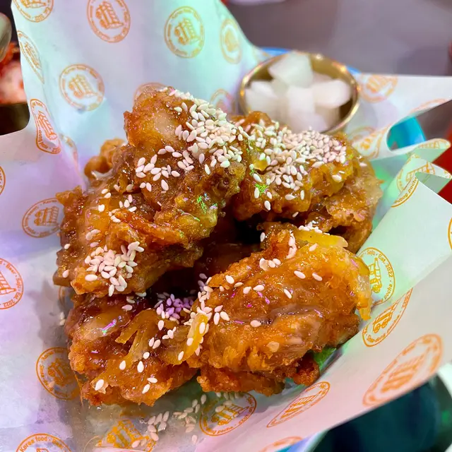 新沙洞炸雞半份 柚子味
