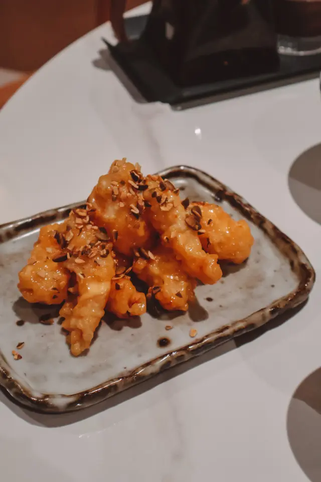  Tempura Rock Shrimp. Spicy Aioli