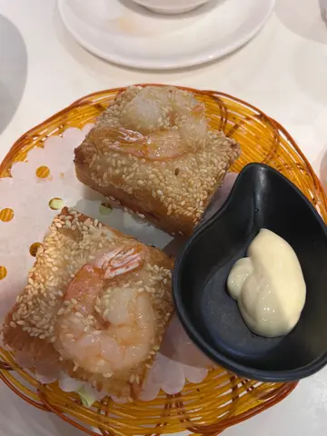 芝麻蝦多士