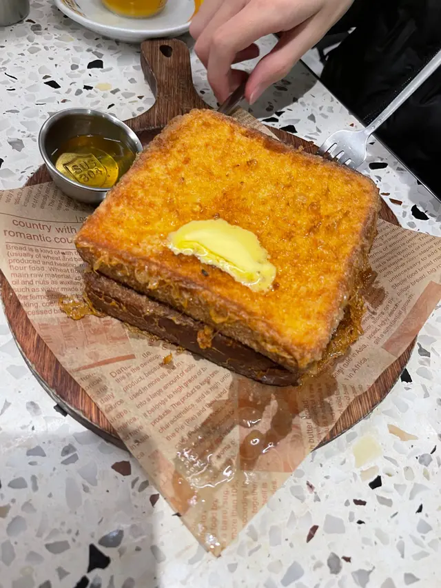 流心芝士西多士