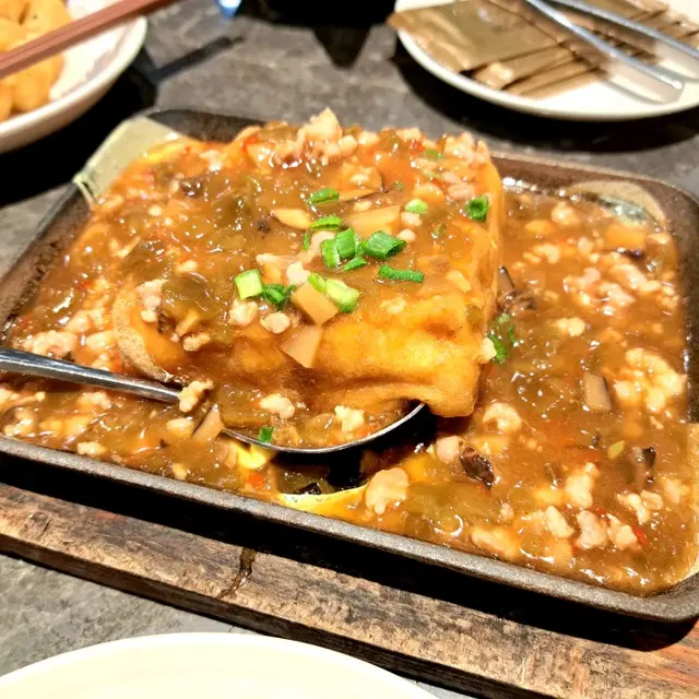 菜香鐵板豆腐