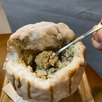 栗子焙茶刨冰