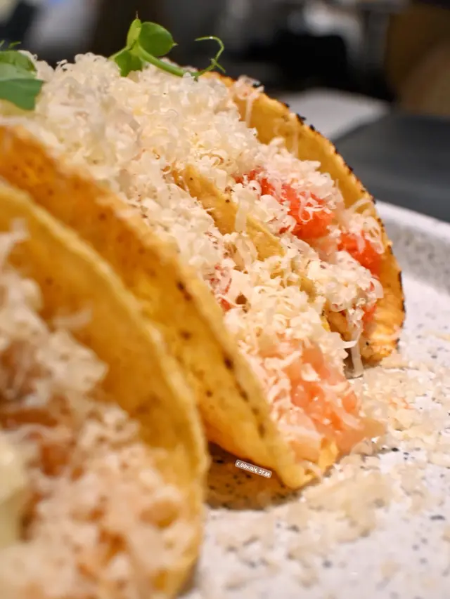 明太子康提芝士蟹肉墨西哥夾餅