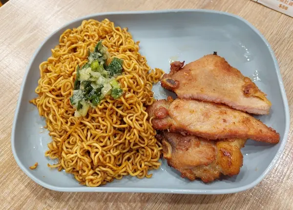 香茅豬扒蔥油撈丁