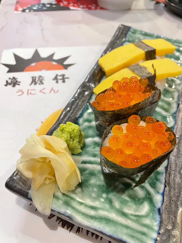 三文魚籽壽司& 玉子壽司