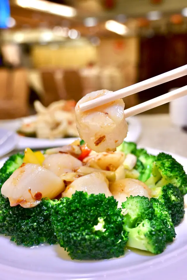 XO醬翡翠炒帶子