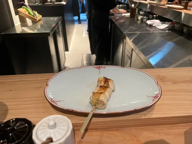 雞胸外皮燒得香脆!