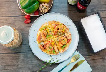 7周年特别食品: 西班牙海鲜芝士馅饼