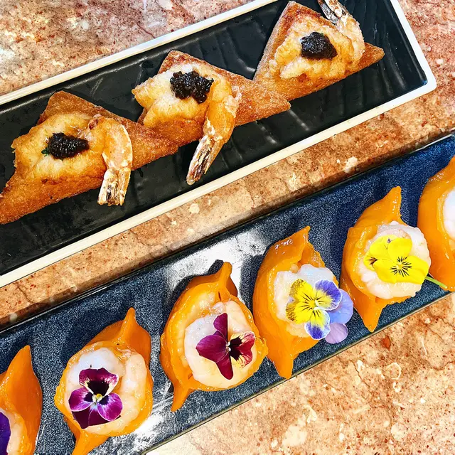 鳳眼蝦餃, 脆蝦多士